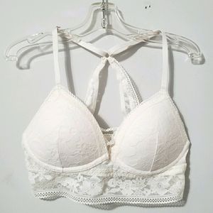 Victoria Secret Soft wire pull up lacer back bra
